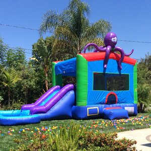 jumporange octopus bounce house